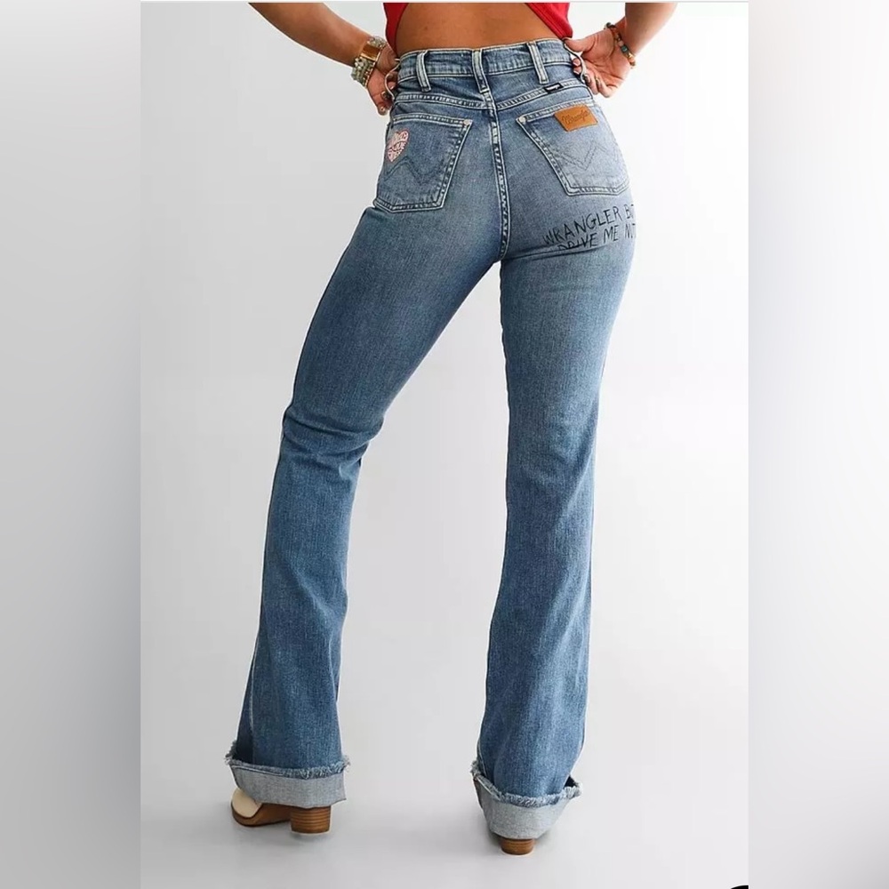 Rare!!! Wrangler x Fender Westward Boot Jean - Picture 7 of 14